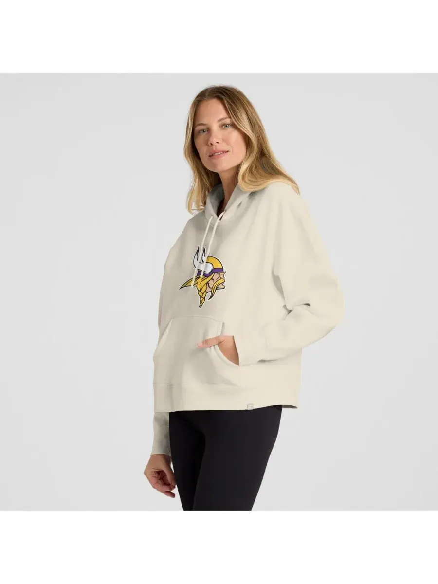 Fanatics Женская кремовая толстовка с капюшоном Minnesota Vikings Dove Legacy — изображение 1 из 5, бежевый