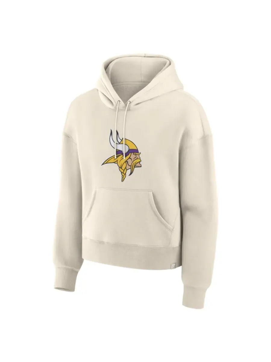 Fanatics Женская кремовая толстовка с капюшоном Minnesota Vikings Dove Legacy — изображение 2 из 5, бежевый