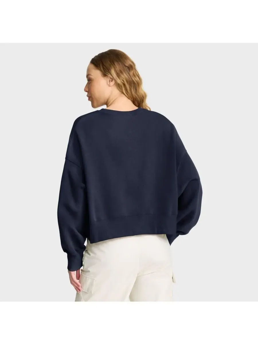 Nike Женская темно-синяя толстовка West Virginia Mountaineers Oversized Phoenix Arch Pullover — изображение 2 из 4