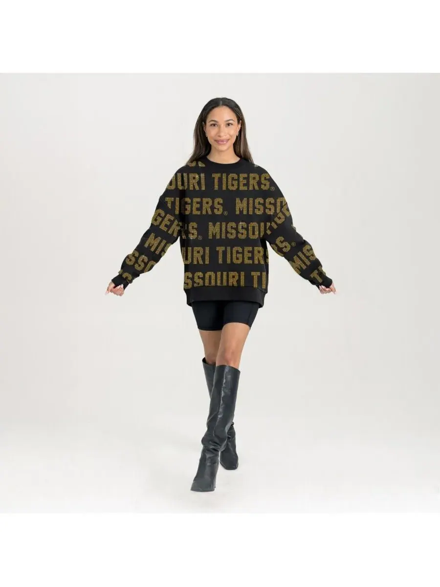Gameday Couture Женская черная толстовка Missouri Tigers Hype Era — изображение 3 из 5, черный