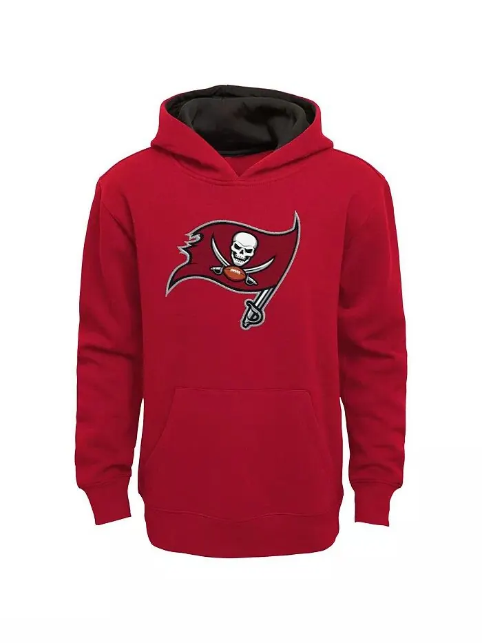 Толстовка с капюшоном Tampa Bay Buccaneers Prime для мальчиков и девочек красного цвета Outerstuff