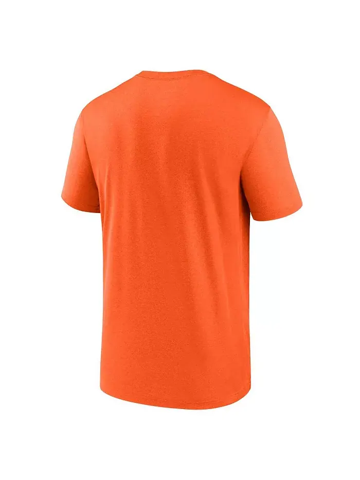 Мужская оранжевая футболка Denver Broncos Primetime Legend Wordmark Performance Nike — изображение 3 из 3