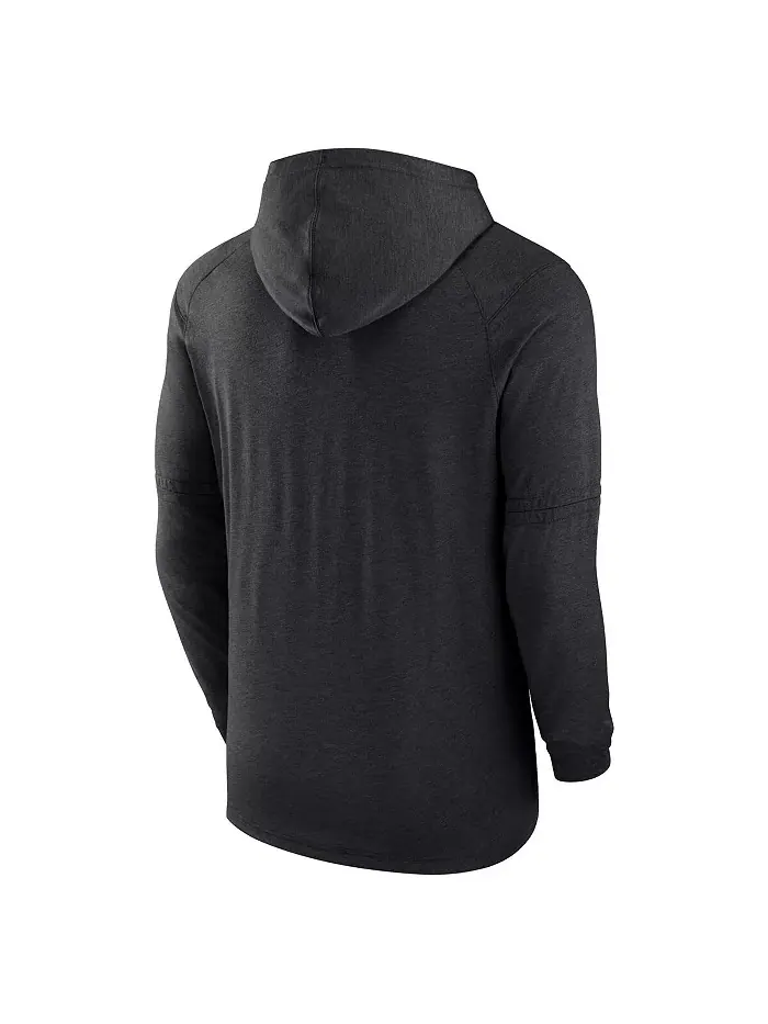 Мужская худи из трикотажной ткани Heather Black Tampa Bay Rays Authentic Collection Performance — изображение 2 из 3