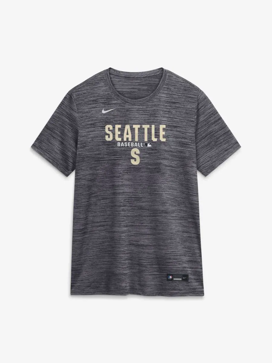 Футболка женская с принтом Seattle Mariners Nike — изображение 2 из 5, черный