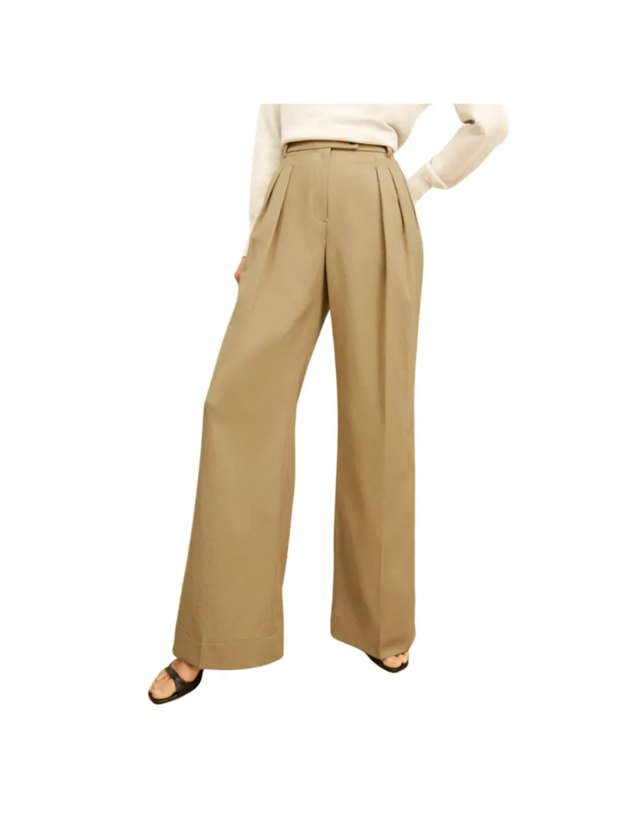 Брюки с биа-плиссировкой - Air Twill MMLaFleur, Macaroon — изображение 1 из 7