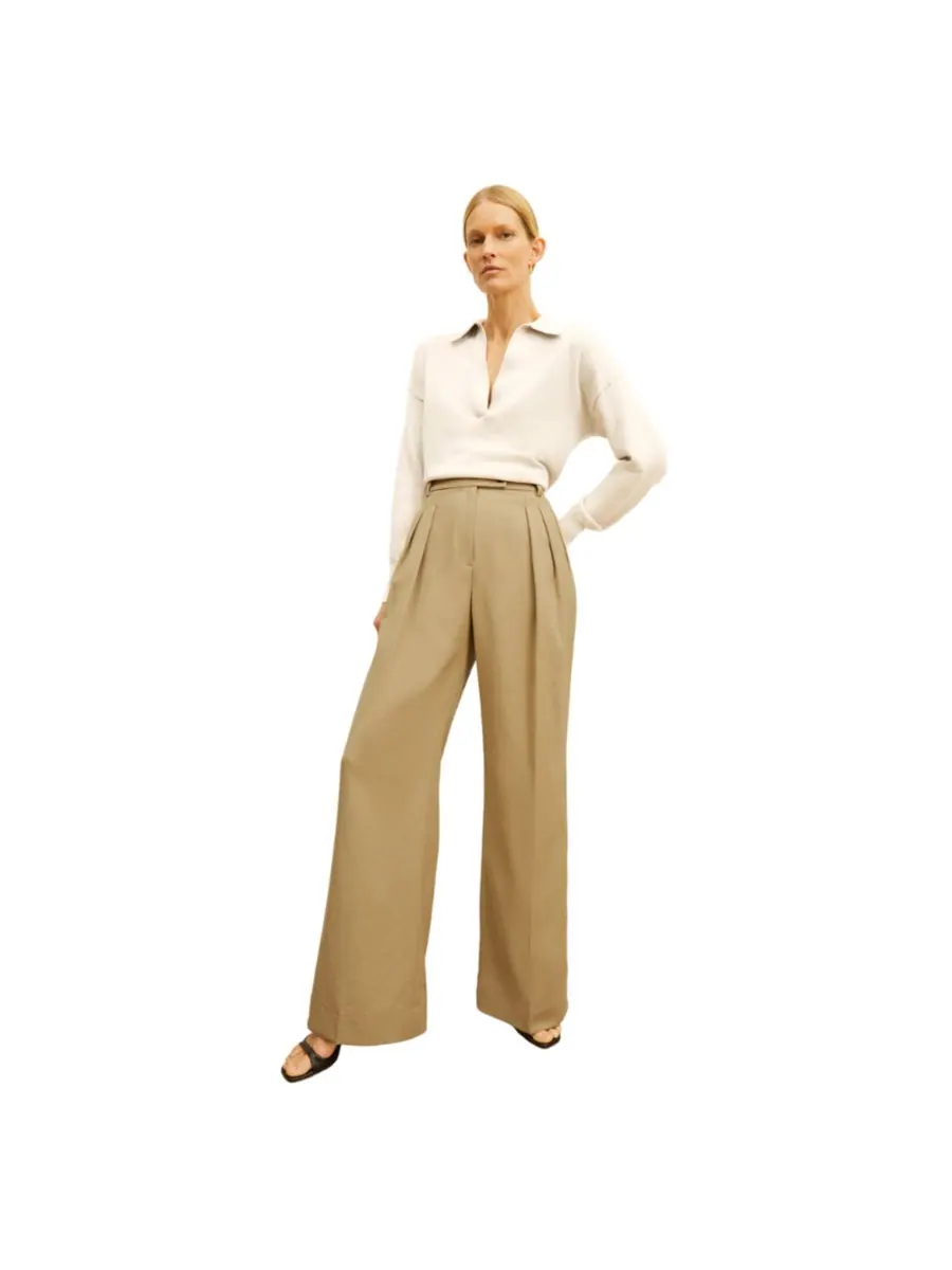 Брюки с биа-плиссировкой - Air Twill MMLaFleur, Macaroon — изображение 4 из 7