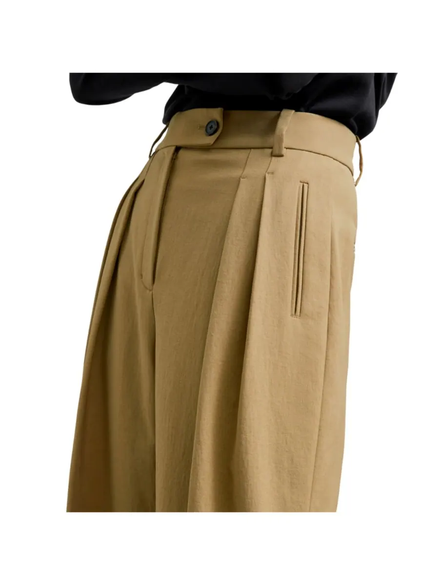 Брюки с биа-плиссировкой - Air Twill MMLaFleur, Macaroon — изображение 6 из 7
