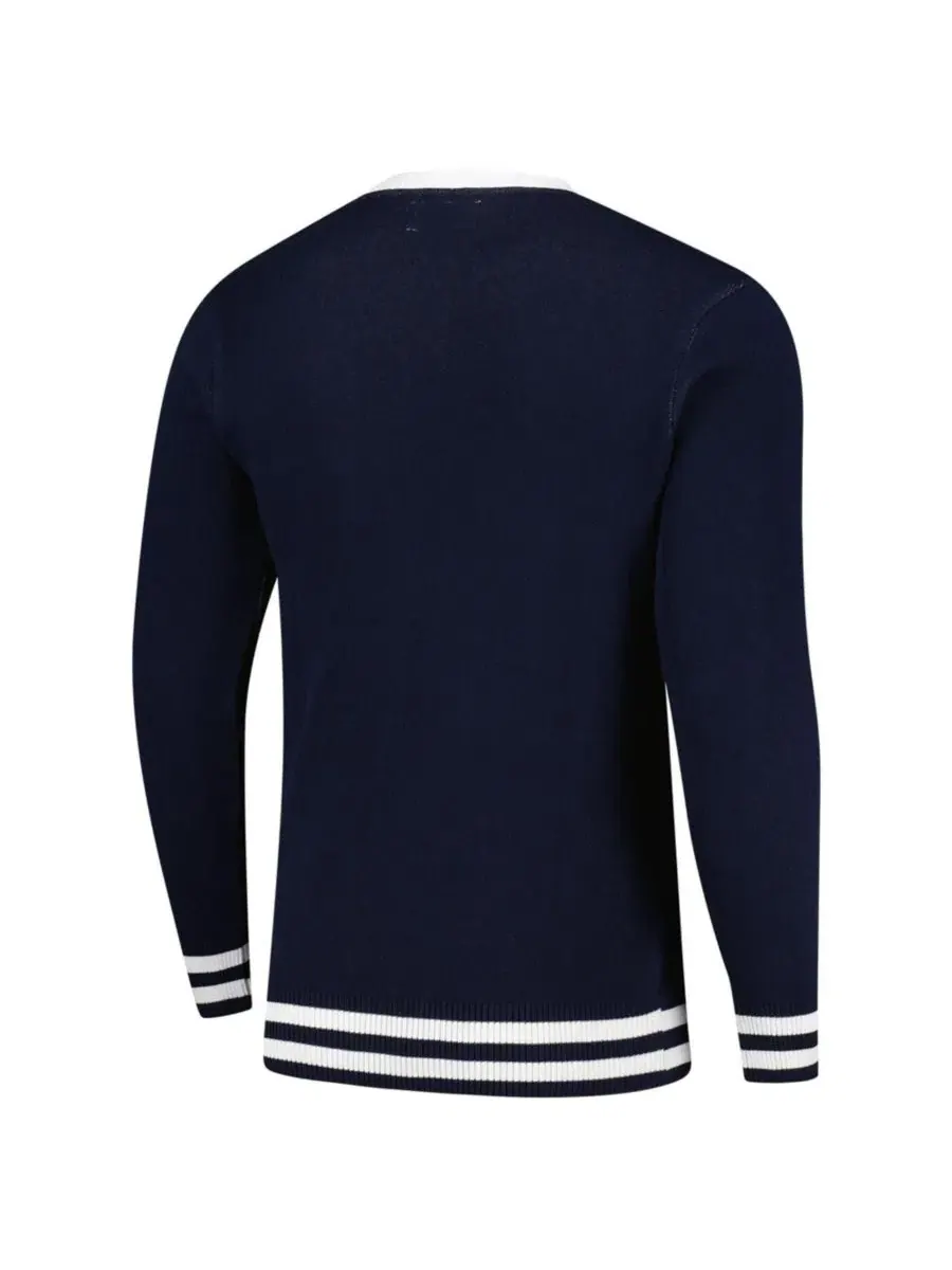 Пуловер Auburn Tigers Renew Knit Vintage Uscape Apparel — изображение 3 из 3, темно-синий