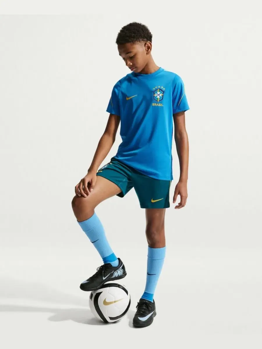Футболка с длинным рукавом с принтом Brazil National Team 2026 Strike Dri-FIT Nike