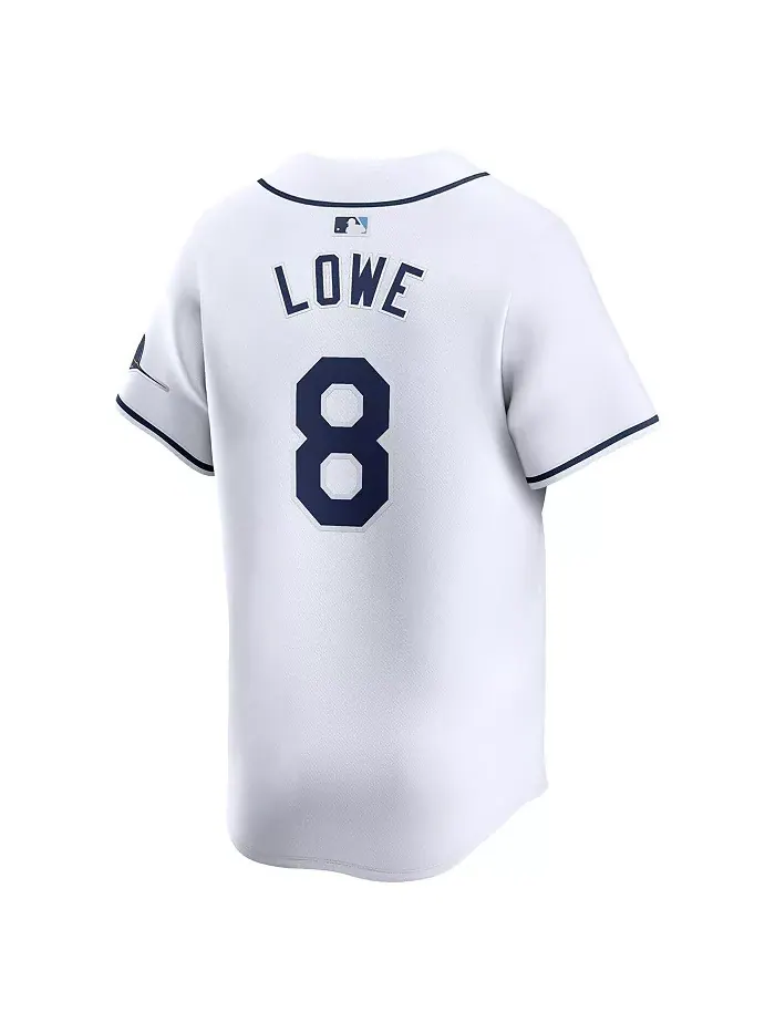 Мужская бейсбольная майка Brandon Lowe Tampa Bay Rays домашняя лимитированная игровая форма Nike — изображение 2 из 3