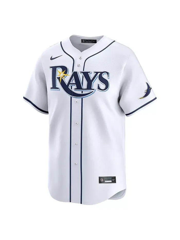Мужская бейсбольная майка Brandon Lowe Tampa Bay Rays домашняя лимитированная игровая форма Nike — изображение 3 из 3