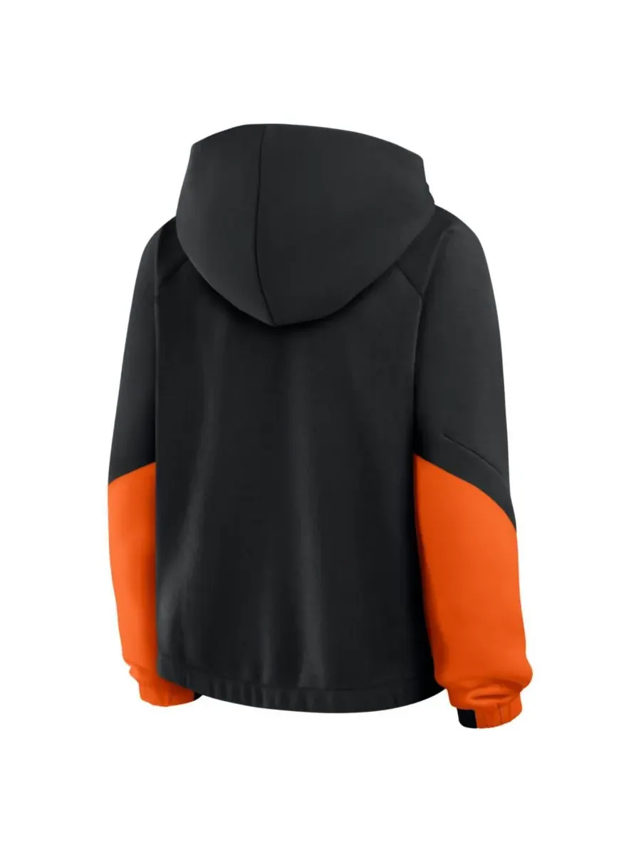 Fanatics Женская черная толстовка с капюшоном Cincinnati Bengals Oversized Redzone Bubble Screen — изображение 3 из 3, черный