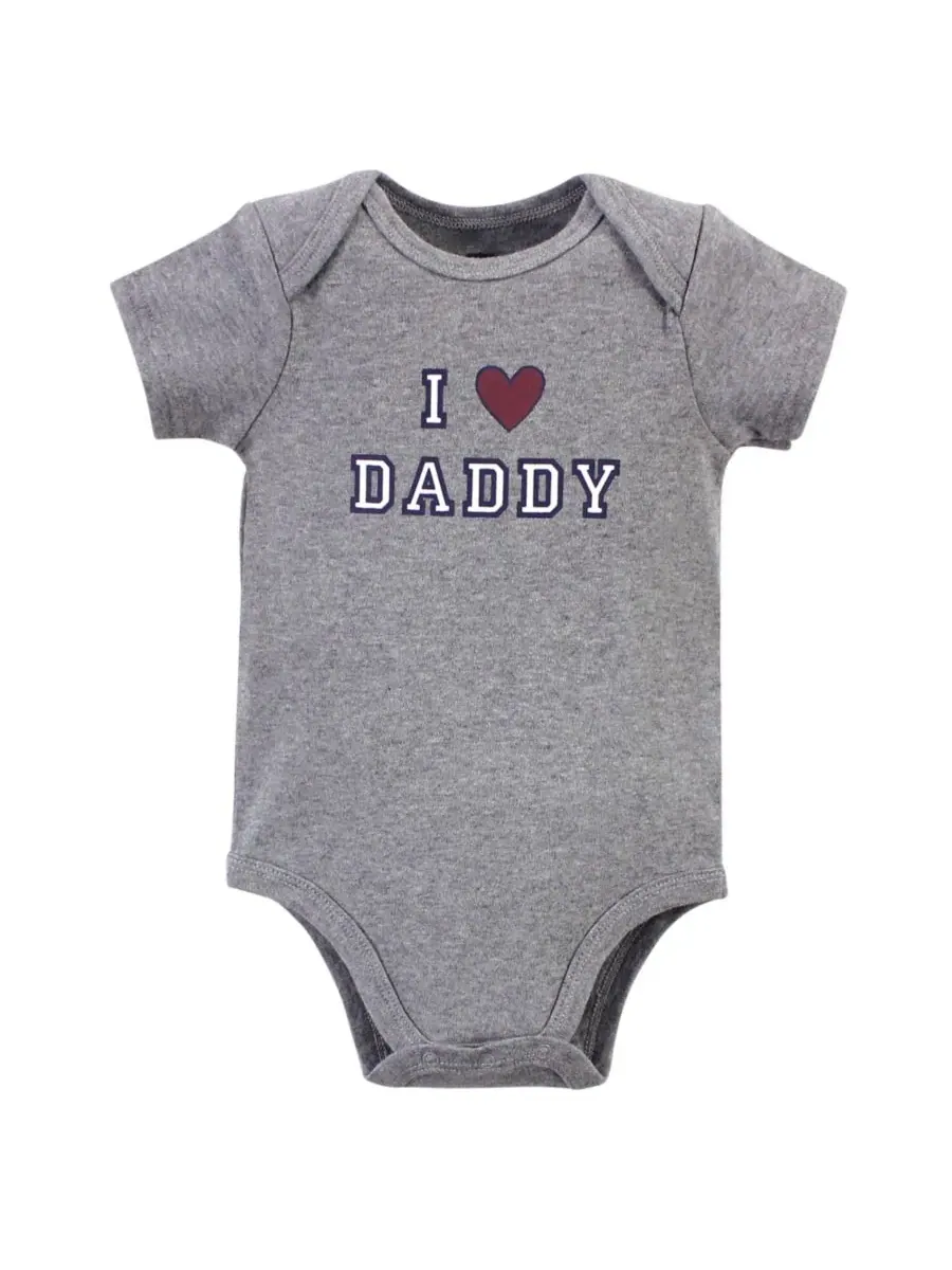 Комплект из трех хлопковых боди Hudson Baby, Boy Daddy — изображение 4 из 4