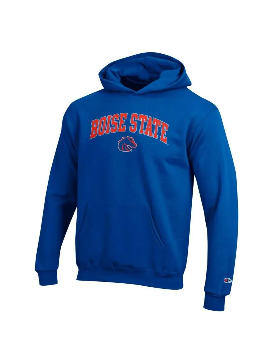 Толстовка с капюшоном Royal Boise State Broncos Campus для мальчиков и девочек Champion — изображение 3 из 3, королевский