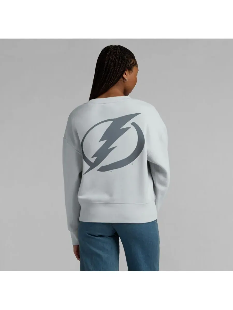 Fanatics Женская серая толстовка Tampa Bay Lightning Elements Flow Pullover Sweatshirt — изображение 2 из 5, серый