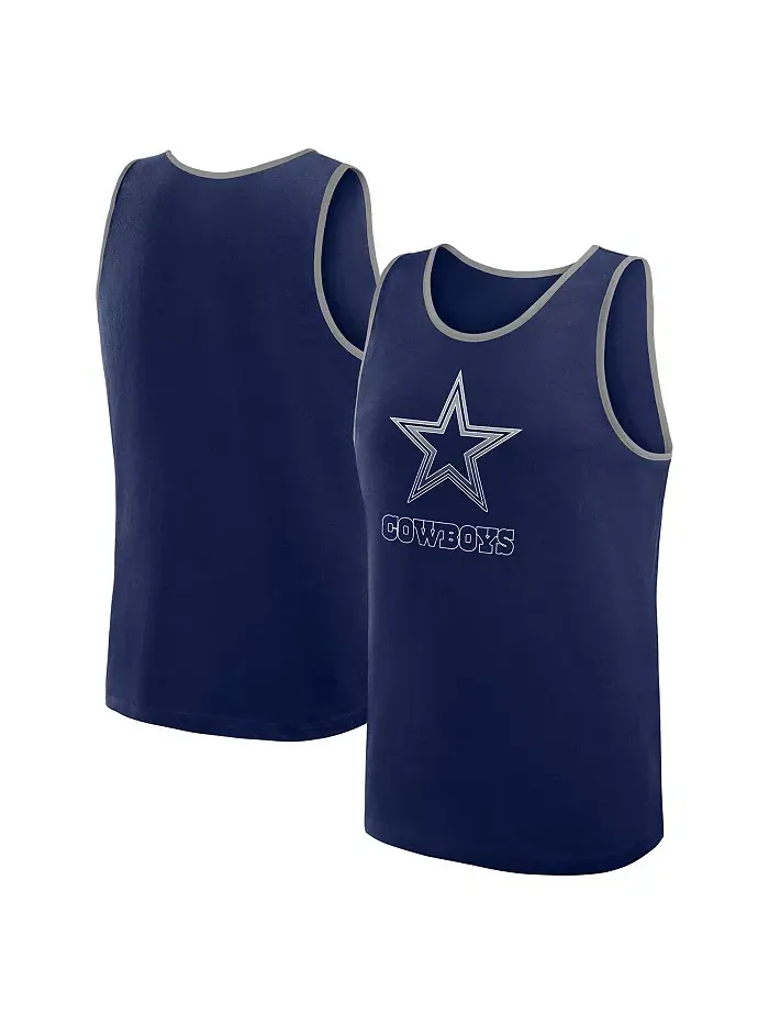 Мужская майка Dallas Cowboys Unmatched Success в синем цвете Logo Athletic — изображение 1 из 3