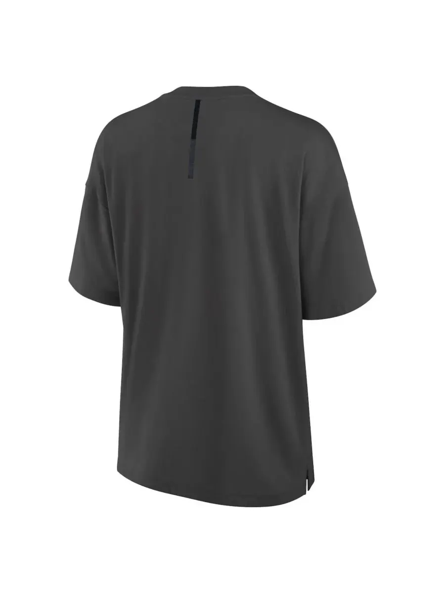 Fanatics Женская футболка угольно-серого цвета Vegas Golden Knights Oversized Elements Raw Edge — изображение 3 из 3