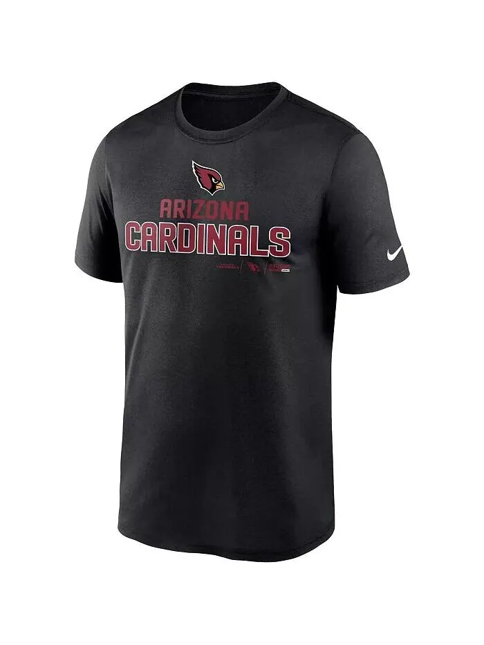 Мужская черная футболка Arizona Cardinals Legend Community Performance Nike — изображение 2 из 2
