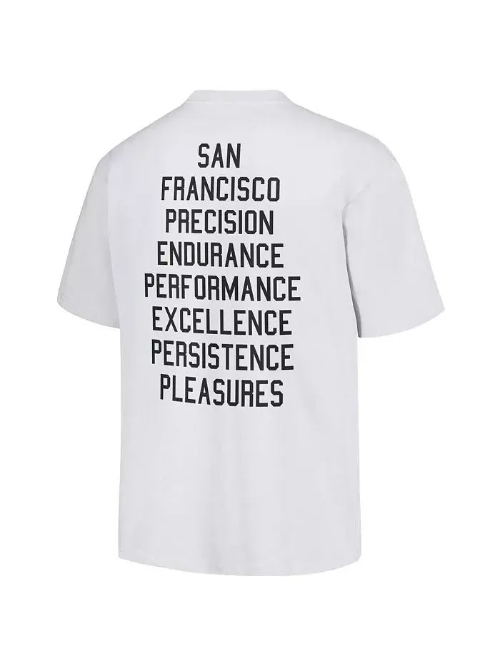 Мужская белая футболка San Francisco Giants Precision PLEASURES — изображение 3 из 3