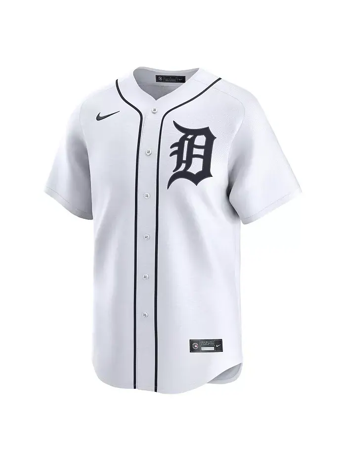 Мужская белая ограниченная игровая футболка Detroit Tigers с именем Tarik Skubal Nike — изображение 3 из 3