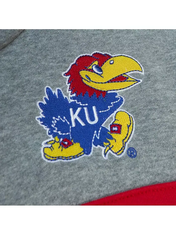 Мужская толстовка с капюшоном Royal Kansas Jayhawks Head Coach Mitchell & Ness — изображение 4 из 4