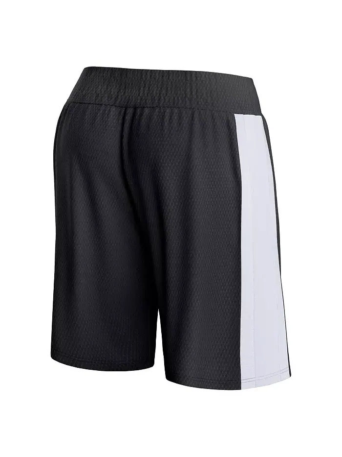Мужские черные шорты Brooklyn Nets Referee Iconic Mesh Fanatics — изображение 2 из 3