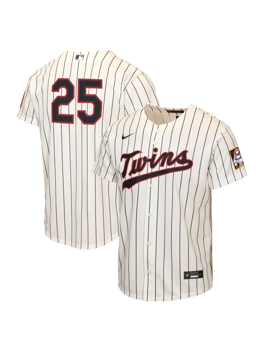 Бейсбольная джерси Byron Buxton Cream Minnesota Twins 2026 Field of Dreams Replica Nike
