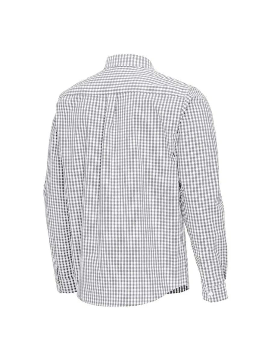 Мужская рубашка с длинным рукавом Ellis Woven Tri-Blend Antigua — изображение 3 из 3, серый