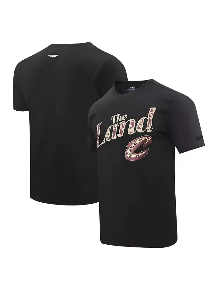 Мужская футболка Cleveland Cavaliers City Edition 2023 черного цвета Pro Standard — изображение 1 из 4
