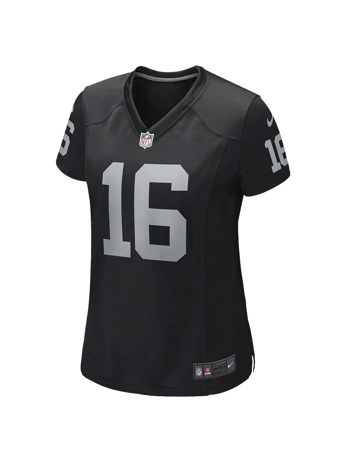 Женская футболка jim plunkett black las vegas raiders game для пенсионеров Nike — изображение 3 из 3, черный