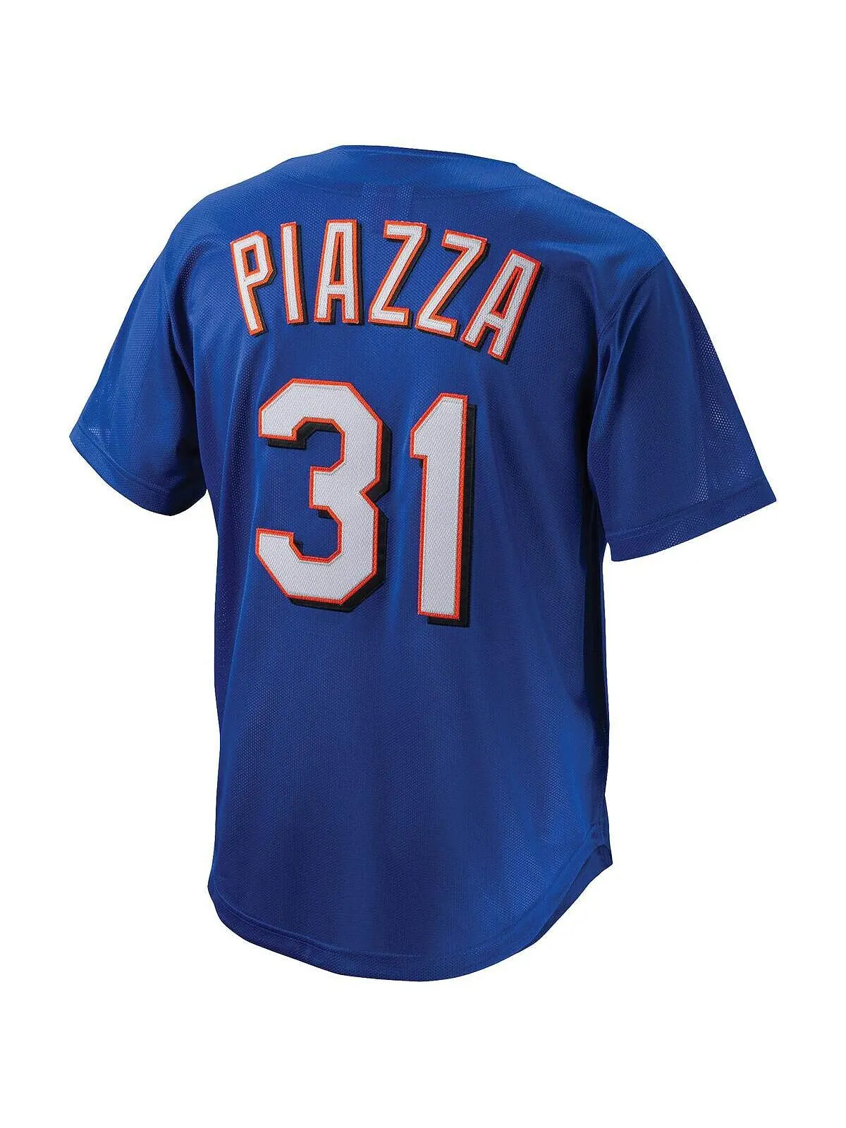 Мужское джерси на пуговицах Mike Piazza Royal New York Mets Cooperstown Collection, сетчатое — изображение 2 из 3