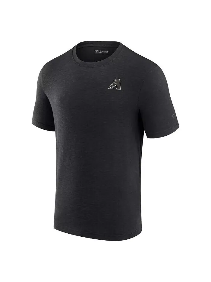 Мужская черная футболка Arizona Diamondbacks Modal с коротким рукавом Fanatics Signature — изображение 2 из 3