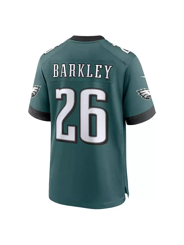 Мужская игровая футболка Saquon Barkley в цвете Midnight Green, Philadelphia Eagles Nike — изображение 2 из 3
