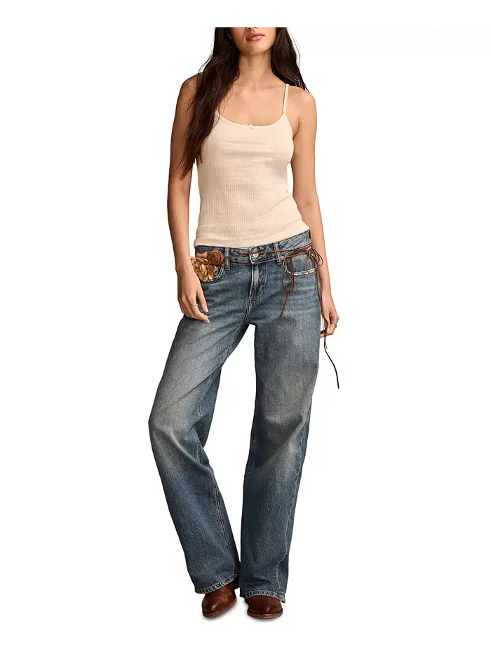 Женские мешковатые джинсы широкого кроя Lucky Brand — изображение 3 из 5