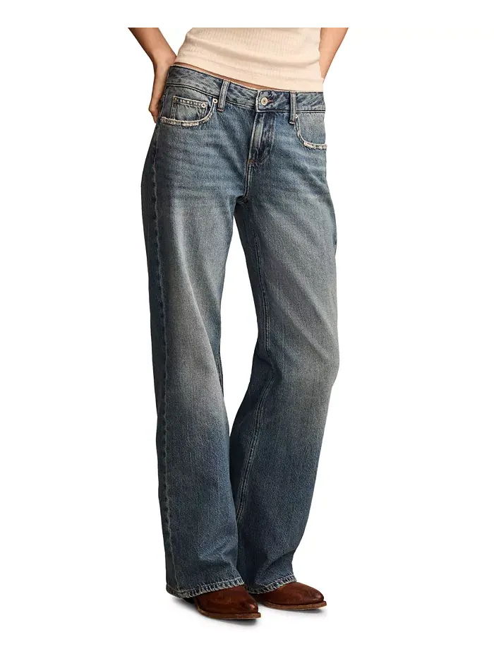 Женские мешковатые джинсы широкого кроя Lucky Brand — изображение 5 из 5
