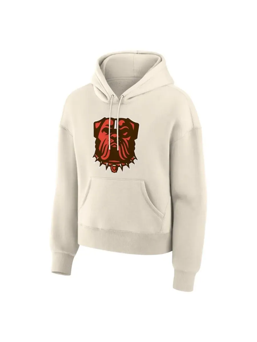Fanatics Женская кремовая толстовка с капюшоном Cleveland Browns Dove Legacy — изображение 3 из 3, бежевый