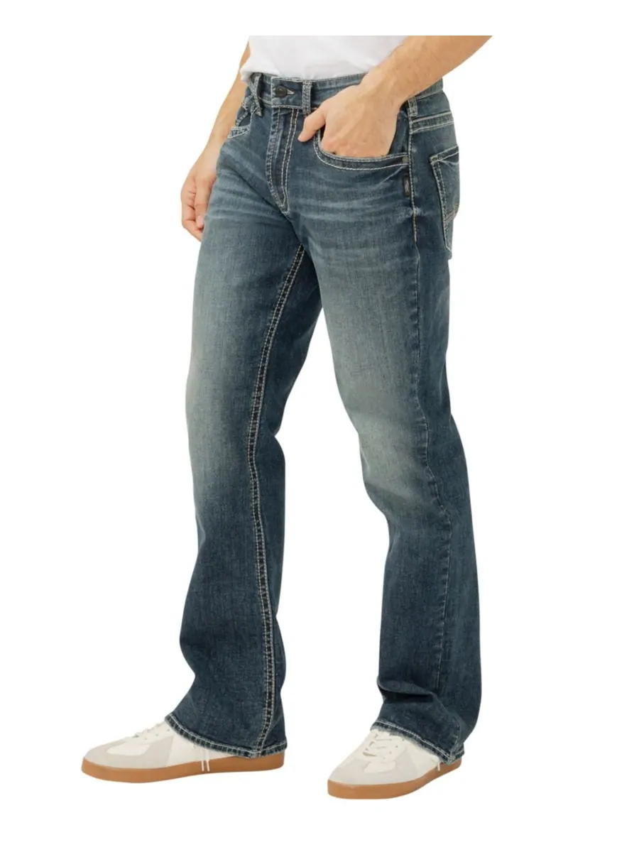 Мужские джинсы Craig Classic Fit Bootcut Luxe Heritage Silver Jeans Co, Bennett — изображение 2 из 3