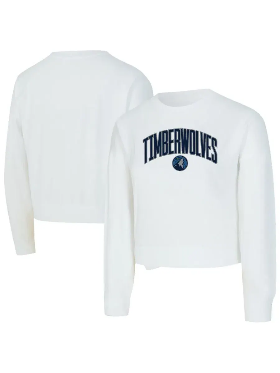 Женская футболка с длинным рукавом с принтом Minnesota Timberwolves Laney Chenille Concepts Sport