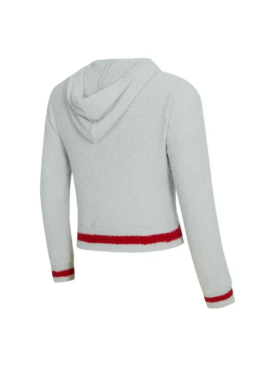 Concepts Sport Женский комплект из двух предметов: серая/алая толстовка с длинными рукавами Whitley — изображение 3 из 5