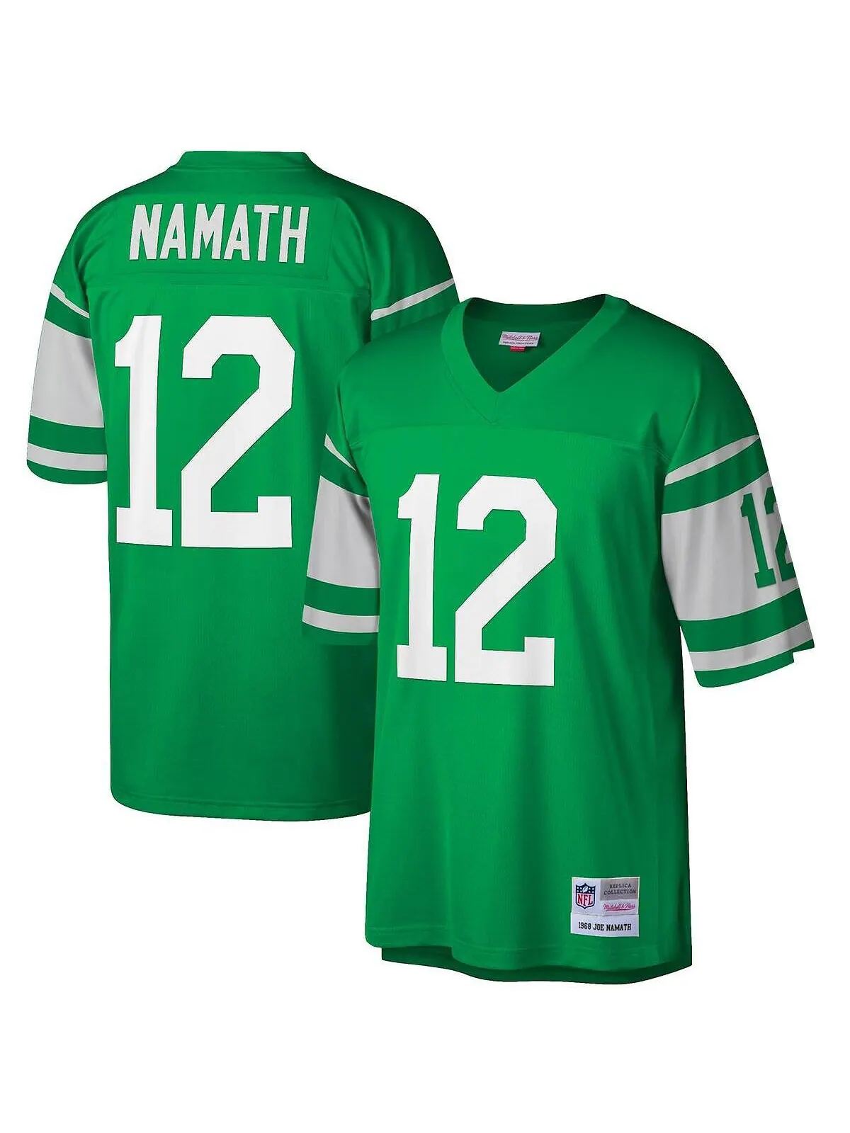 Мужская футболка joe namath green new york jets big and tall 1968 года, копия джерси для — изображение 1 из 3, зеленый