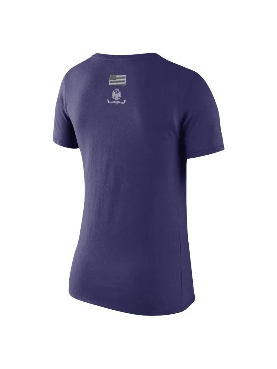 Футболка с принтом West Point 250 Collection Dri-FIT Nike — изображение 3 из 3, фиолетовый