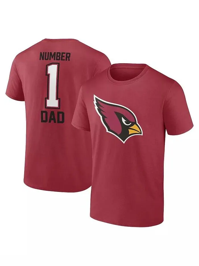 Мужская футболка Cardinal Arizona Cardinals ко Дню отца Fanatics — изображение 1 из 3