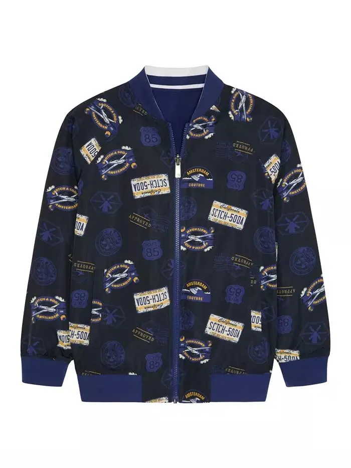 Двусторонняя куртка-бомбер Big Boys SCOTCH & SODA — изображение 10 из 12