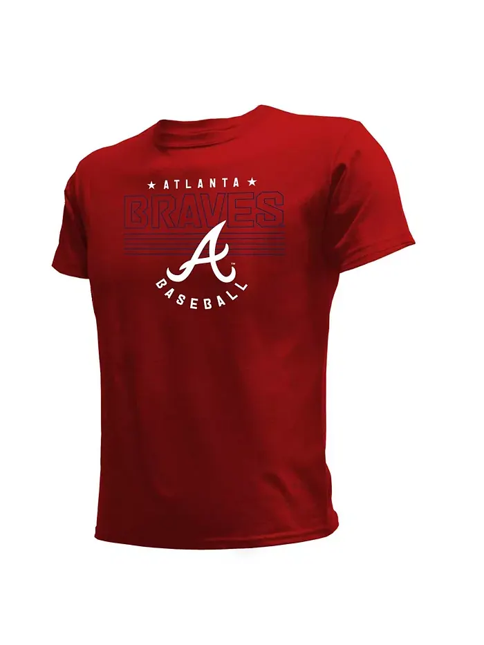 Футболка Big Boys and Girls Atlanta Braves, набор из 3 штук Stitches — изображение 3 из 5