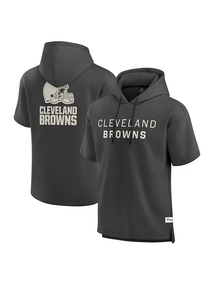Мужская толстовка с капюшоном Cleveland Browns Elements Future Ground Lettering, короткий рукав — изображение 1 из 3