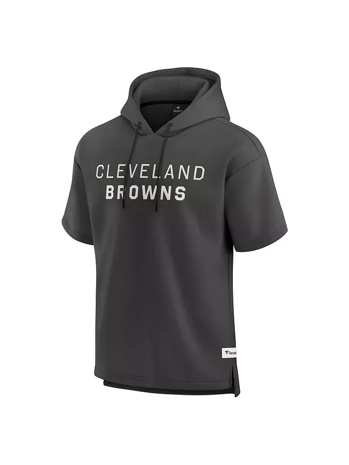 Мужская толстовка с капюшоном Cleveland Browns Elements Future Ground Lettering, короткий рукав — изображение 2 из 3