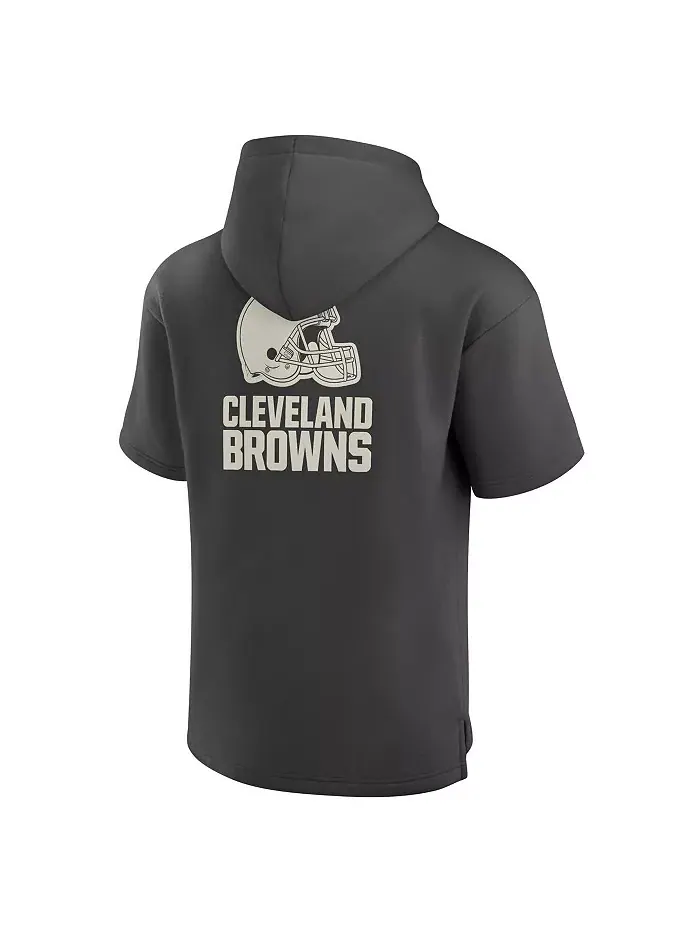 Мужская толстовка с капюшоном Cleveland Browns Elements Future Ground Lettering, короткий рукав — изображение 3 из 3