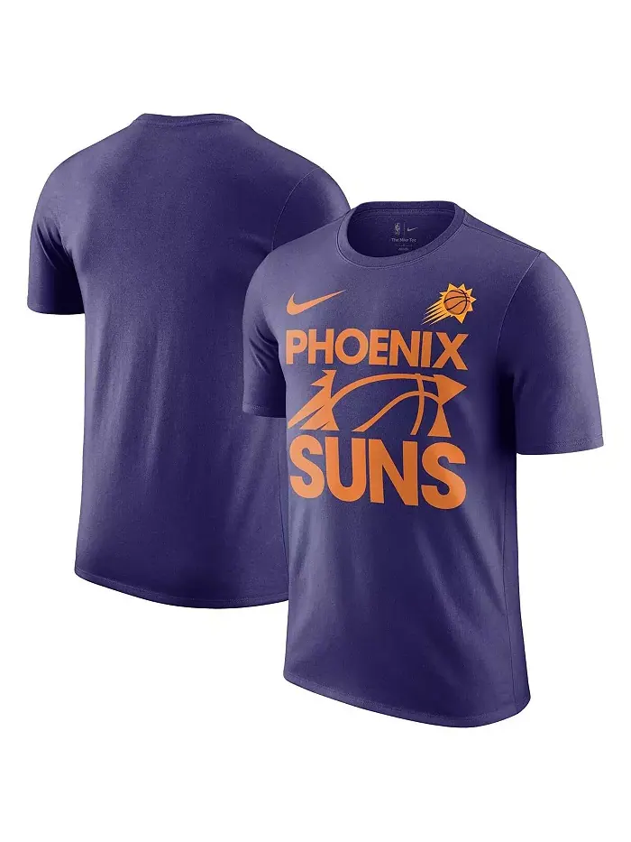 Мужская футболка Phoenix Suns Courtside This Is Our Year фиолетовая Nike — изображение 1 из 3