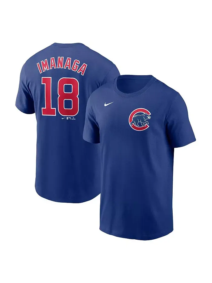 Мужская футболка Shota Imanaga Royal Chicago Cubs с именем и номером Fuse Nike — изображение 1 из 3