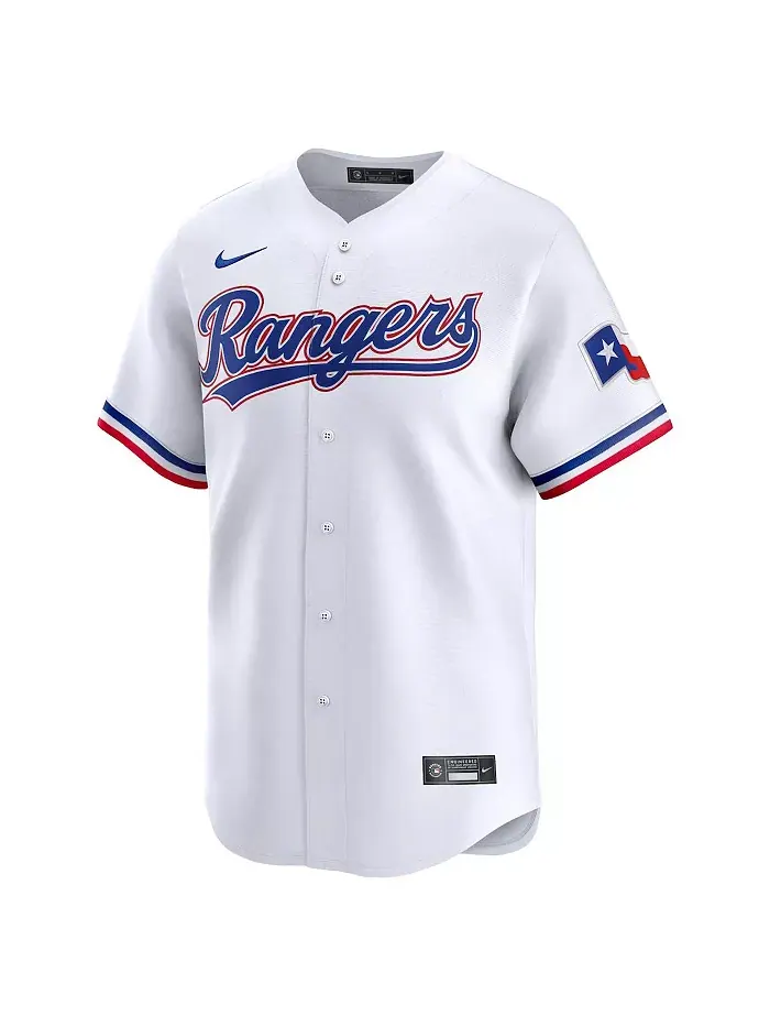 Мужская белая ограниченная игровая футболка Texas Rangers Кори Сигера Nike — изображение 2 из 3